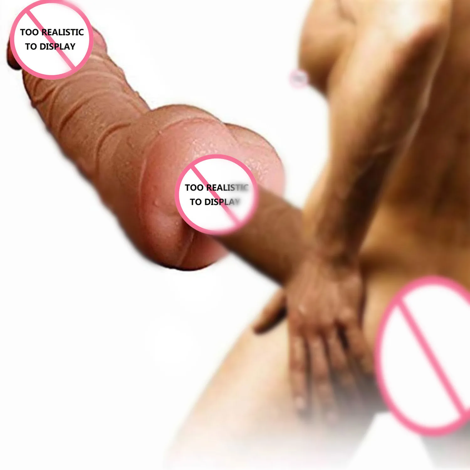 Аксессуары для взрослых силиконовая Анальная пробка пениса 18 дюймов