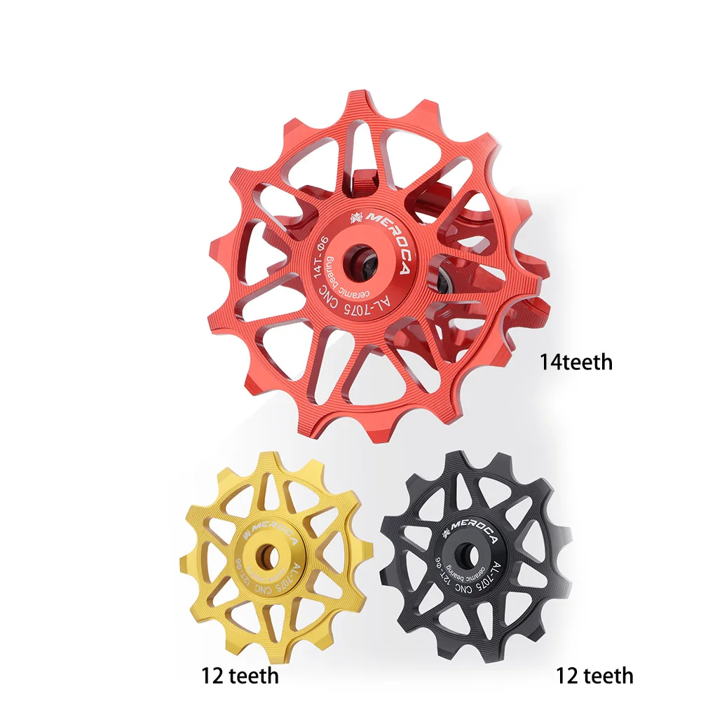 

Road Bike Ceramic Pulleys Rear Derailleur Accessories Wheel Roller