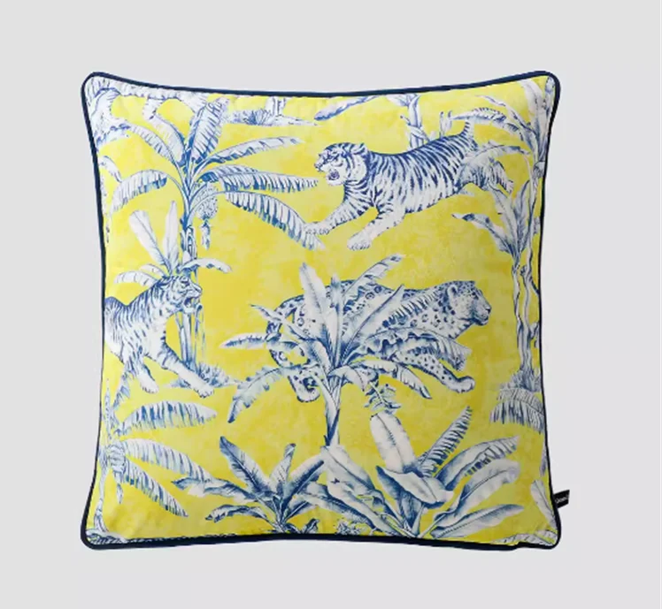 

Чехол для подушки Formaso Тигр Бархат 50x50 см