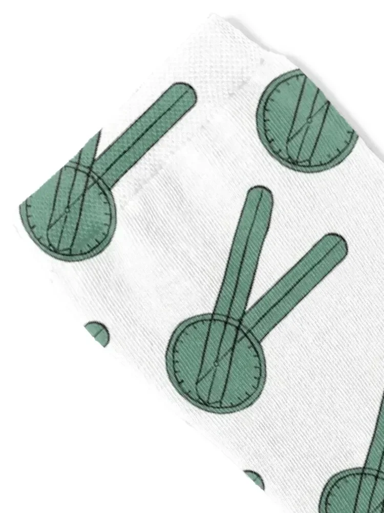 Зеленые носки для гониометра противоскользящие футбольные детские спортивные