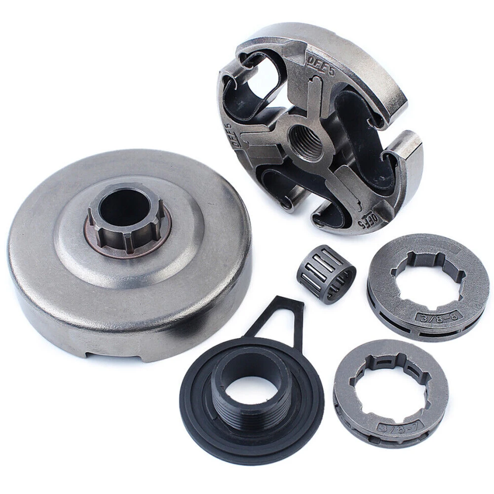 

Clutch Drum Assembly For Husqvarna 372 372XP 371 365 362 Chainsaw Sprocket Rim 3/8" 7T 8T Garden Power Tool Accessories