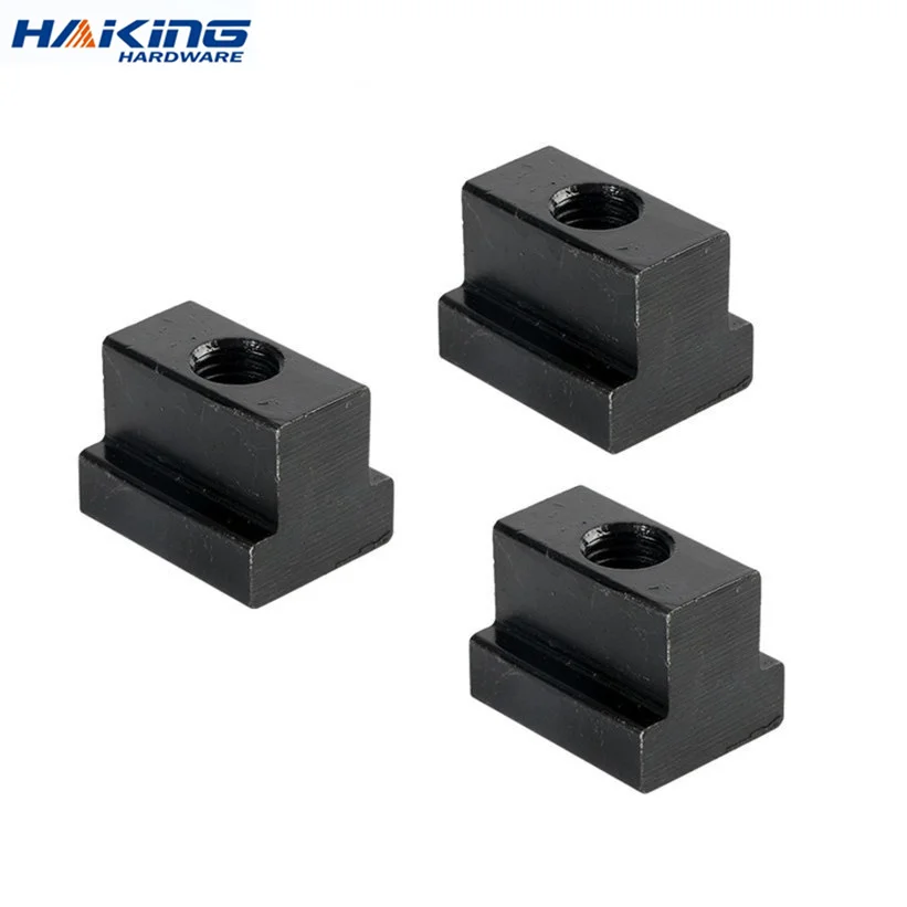 

2/ 4/ 8pcs M6 M8 M10 M12 M14 M16 M18 M20 M22 Black Oxide Finished Grade 8.8 Carbon Steel Nut Tapped Through Slot T-nuts DIN508