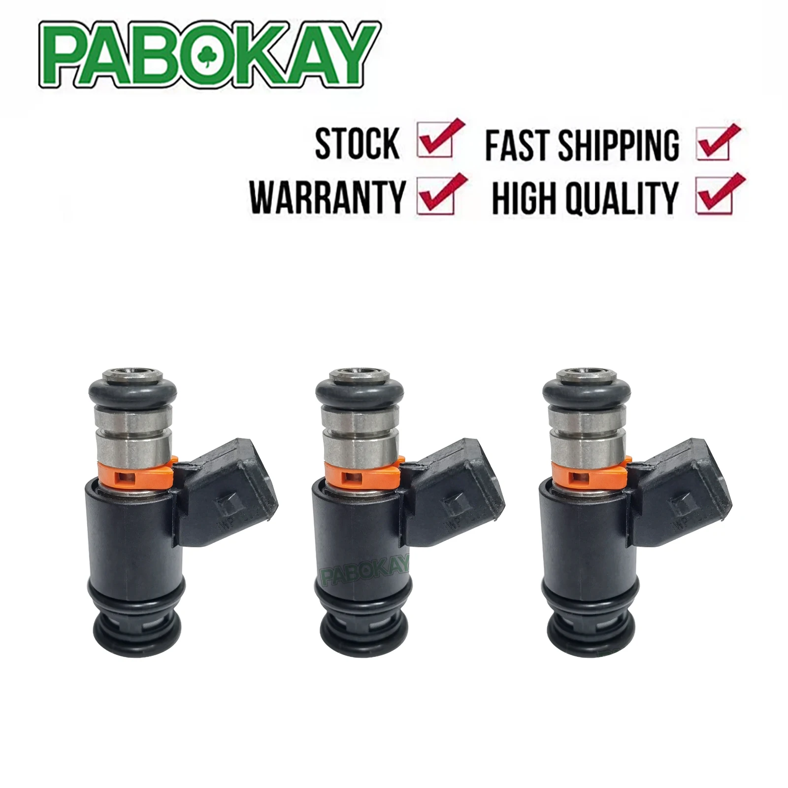 

3 pieces X Fuel Injector IWP022 805000348303 021906031D FJ573 M739 4J1612 For VW Golf Jetta 1999-02 EuroVan 1997 99-00