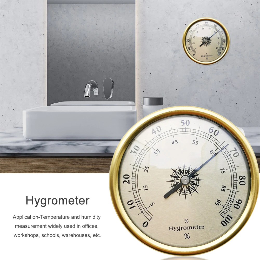 

2-in-1 Pointer Type Hygrometer Thermometer Mini Mechanical High Precision Humidity Temperature Meter Guage for Indoor
