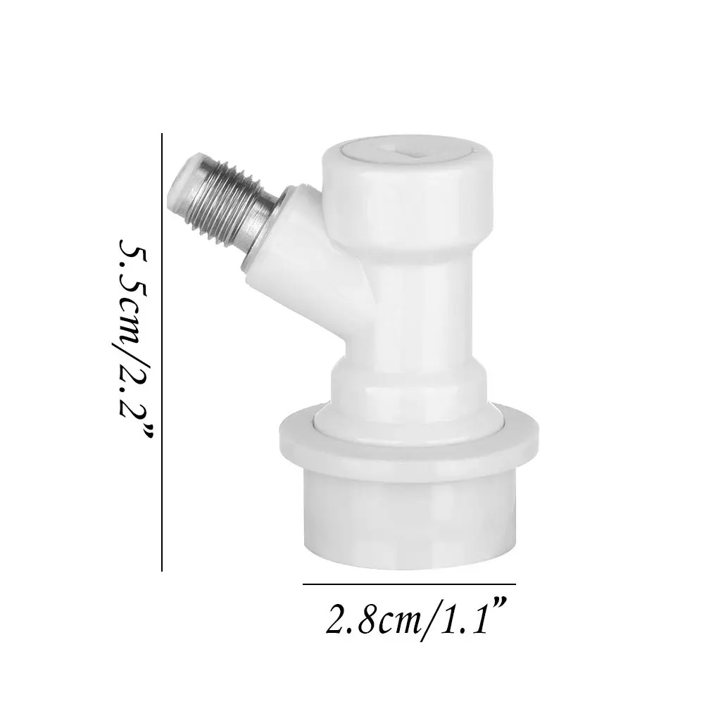 Съемная гайка с шаровым креплением для домашнего пивоварения на кегах с переключателем, кранами для пивоварения и разъединительным соединителем.