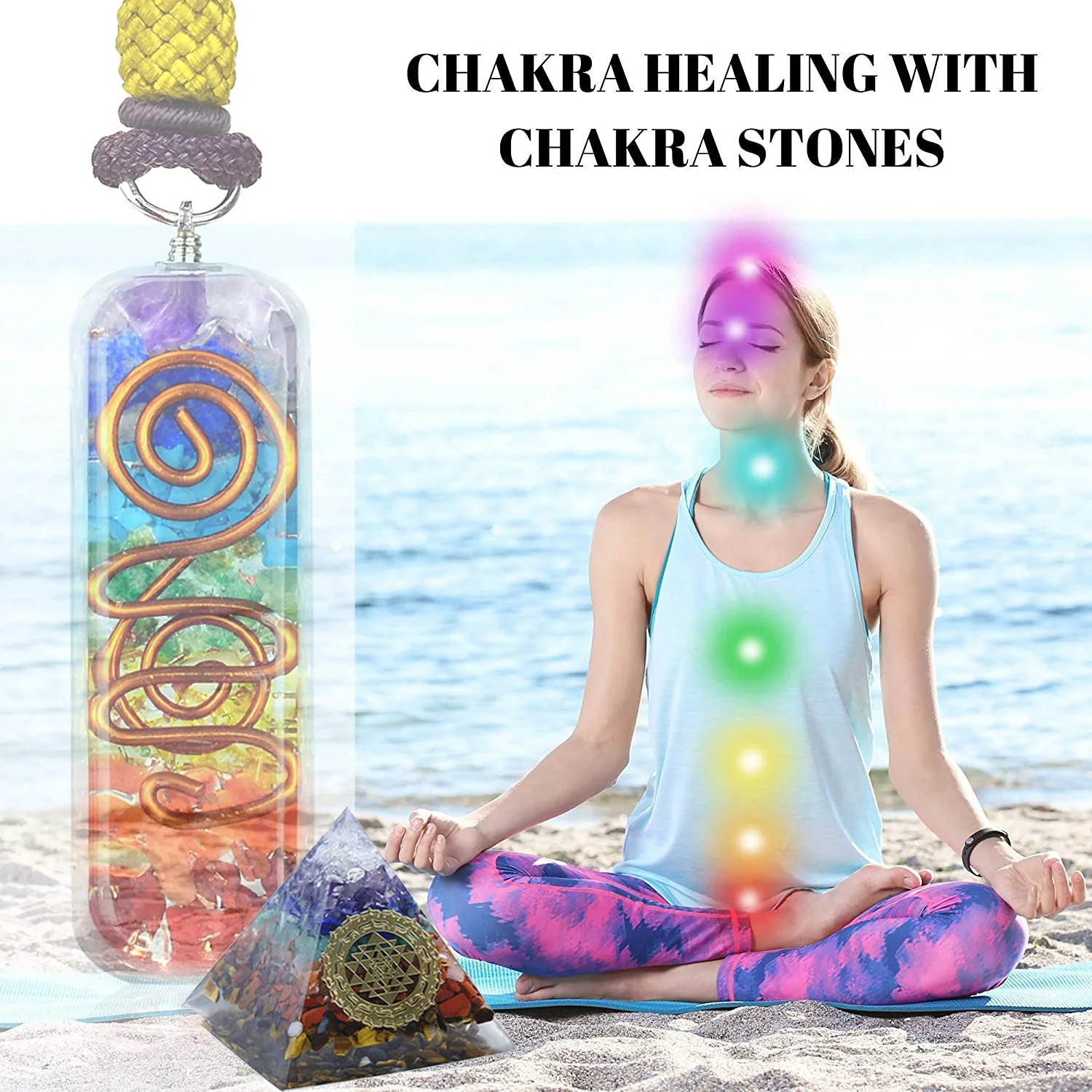 Энергетический генератор ОРГОН аметист перидот исцеление натуральный кристалл