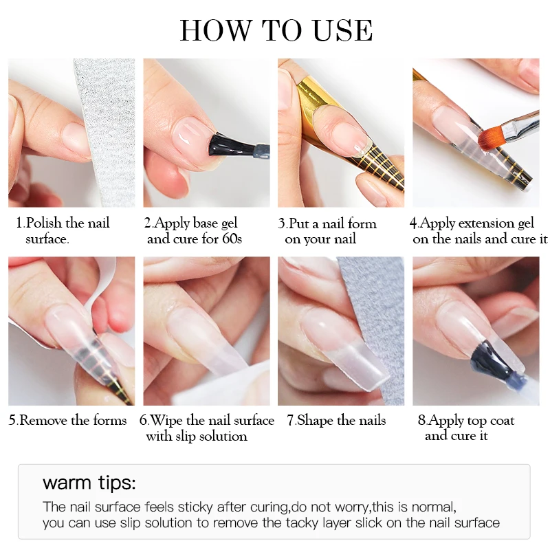 MEET ACROSS 20 мл маникюр удлинительный гель полировка блеск Vernis Semis Постоянный UV