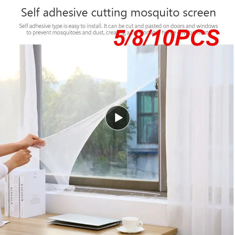 

Can Be Tailored Insect Net Door Window Screen Anti-mosquito Net DIY Self-adhesive Repeller Mosquito Mesh Home Pest Garden Supply