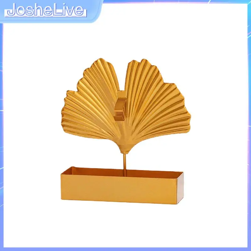 

Nordic Style Mosquito Coil Holder Ginkgo Leaf Incense Stand Golden Mosquito Repellent Incenses Rack Plate Home Decoration