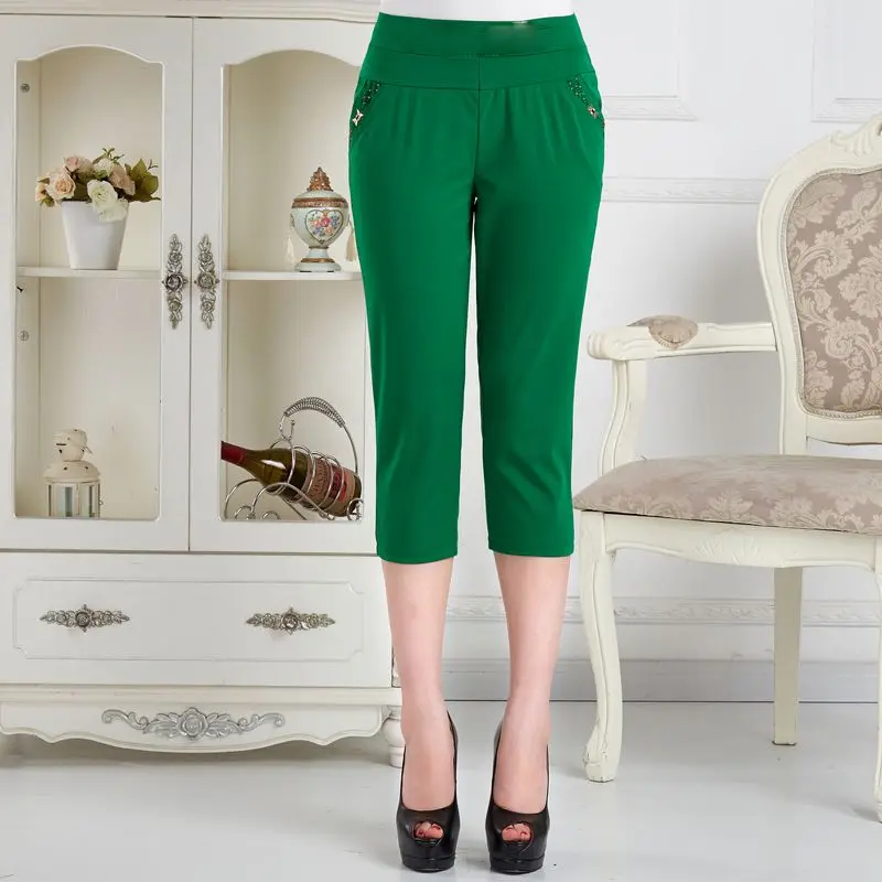 Женские капри из полиэстера Мода