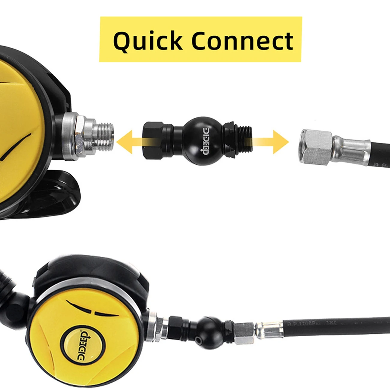 Универсальный адаптер для шланга с поворотом на 360 градусов