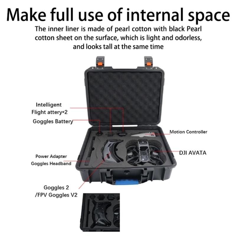 

Переноска для DJI Mini3Pro EVA Водонепроницаемая прочная переноска K1KF