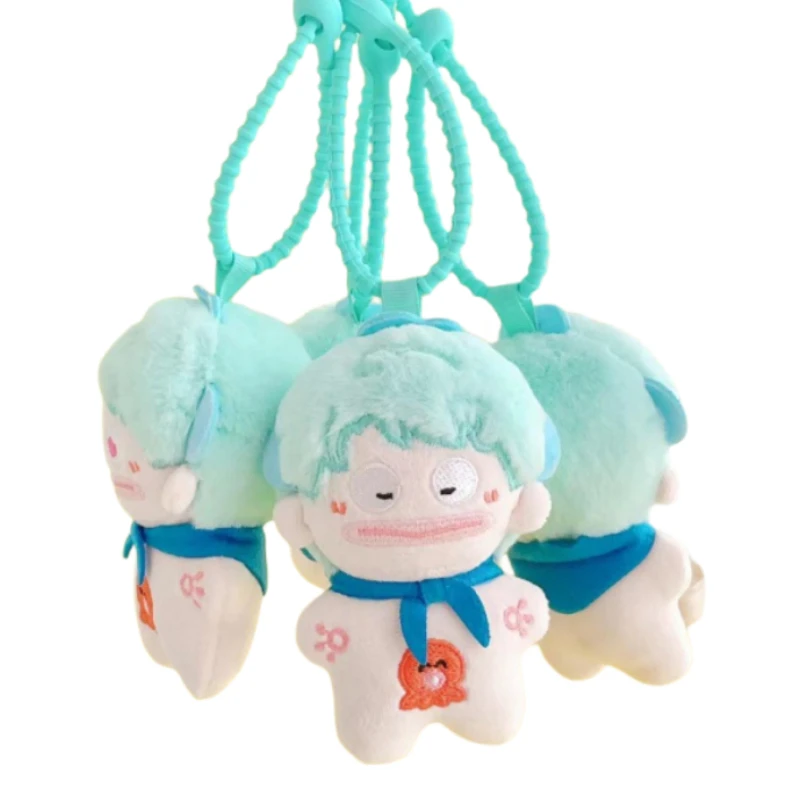 10cm New Hangyodon Kawaii Stuffed toy pendant backpack key chain pendant girls children Christmas gifts surprise holiday gifts