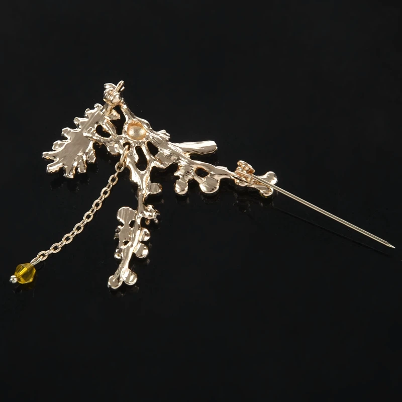 Ювелирные изделия Mimosa Well брошь в виде зеленого листа булавка женские рубашки