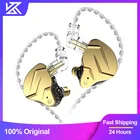 KZ ZSN Pro X металлическая проводная гарнитура, гибридная технология 1BA + 1DD, внутриканальные Hi-Fi мониторы, наушники с микрофоном, спортивные игровые наушники