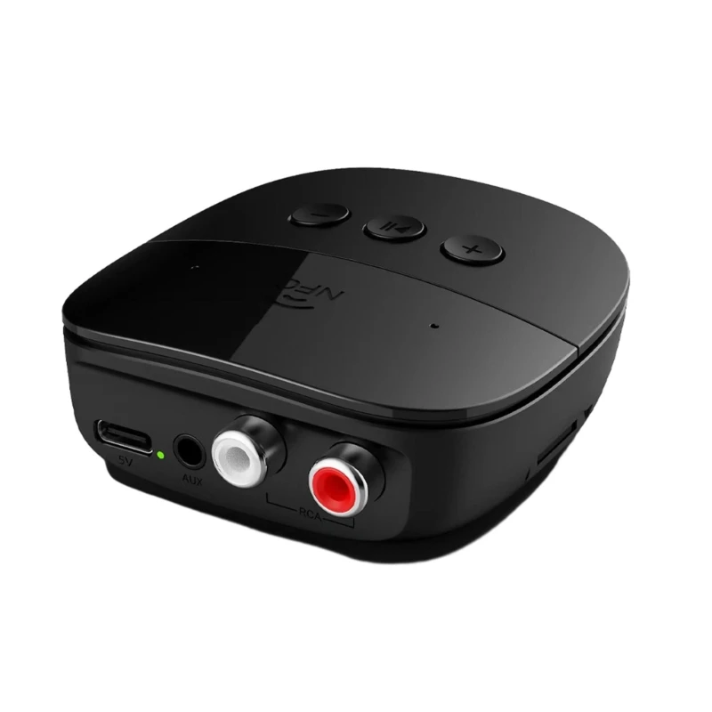 Совместимый с Bluetooth5.2 аудиоадаптер Беспроводной приемник 3 5 мм AUX на 2RCA Адаптер