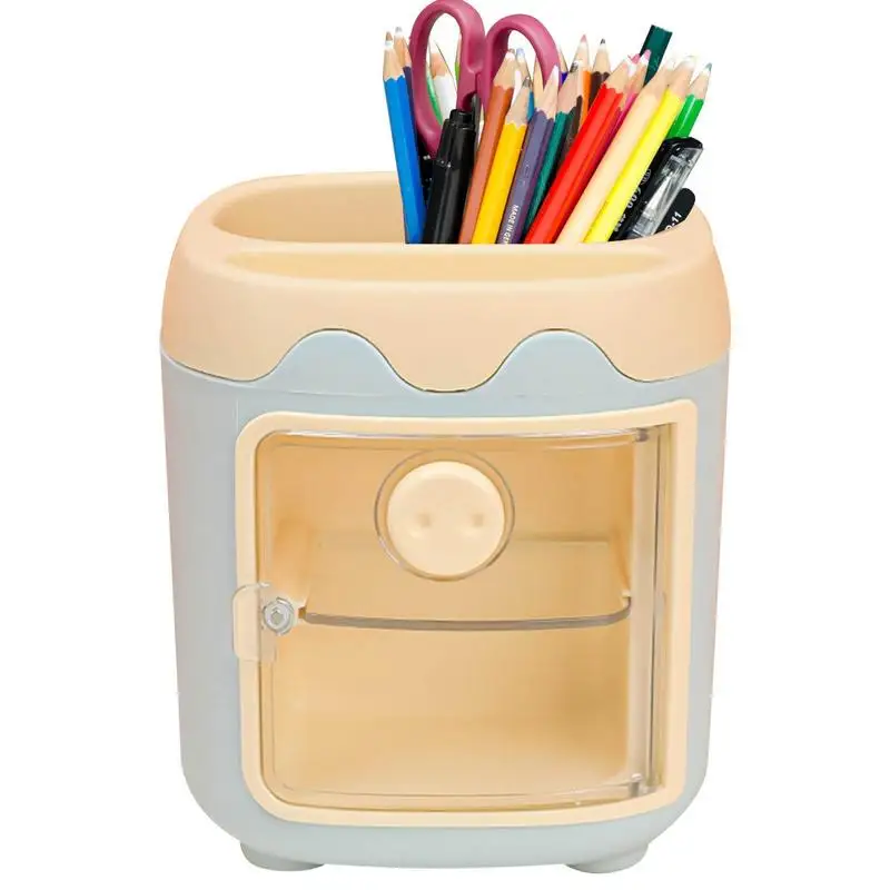 Type Pen Pencil Holders Organizer With 2 La