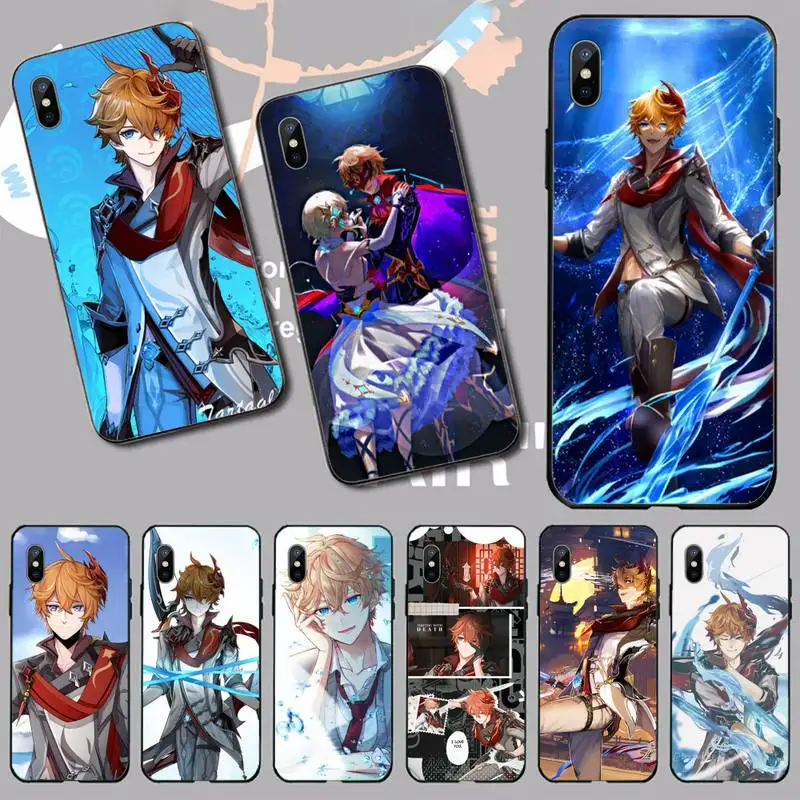 

Genshin Impact Tartaglia game Phone Case For iphone 12 11 13 7 8 6 s plus x xs xr pro max mini