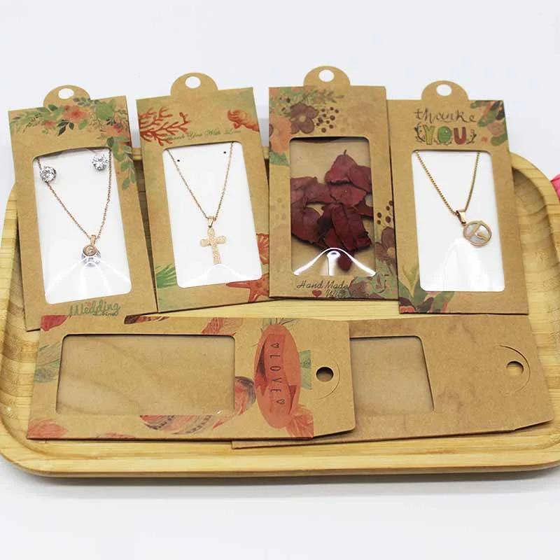 Новое прибытие Marbling цветок стиль ювелирные изделия ожерелье подвеска упаковка