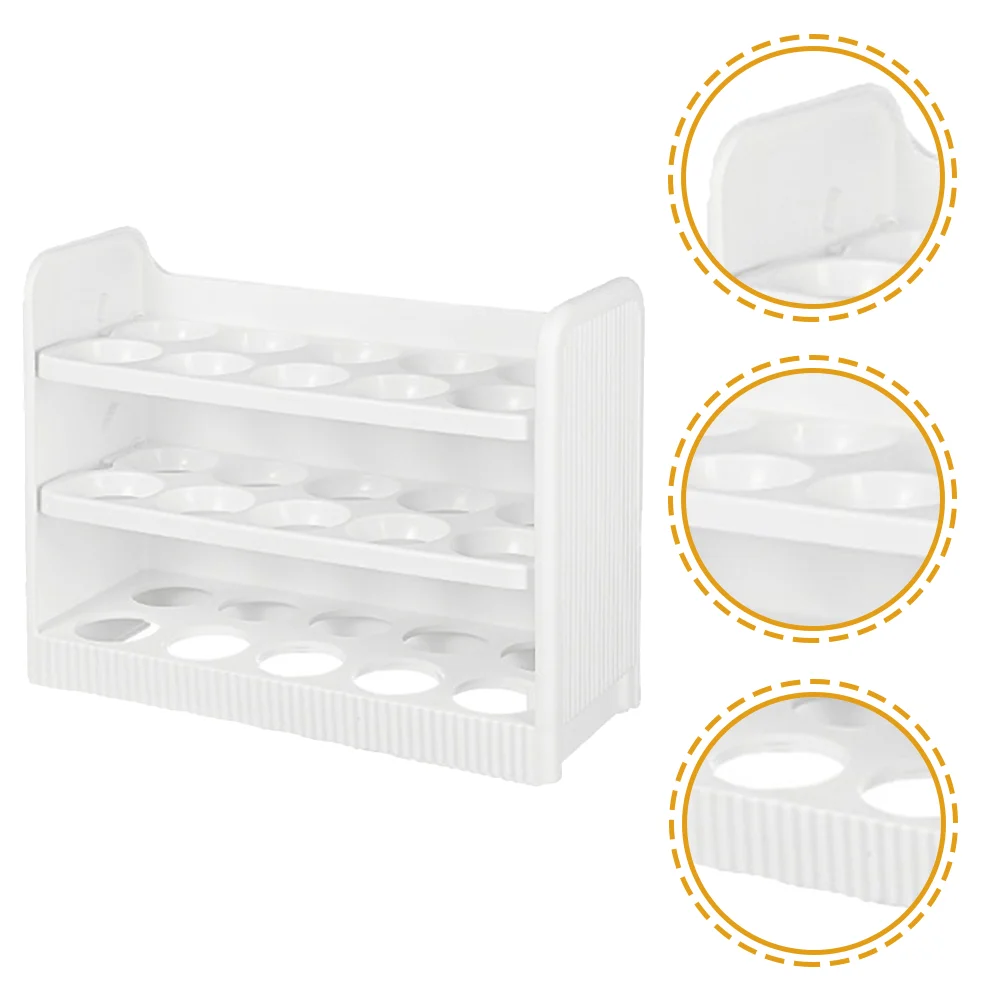 

Egg Basket Chicken Holder Storage Refrigerator Box Reusable Cartons Crates Trays Drawer Container Carrierhen Display Tray