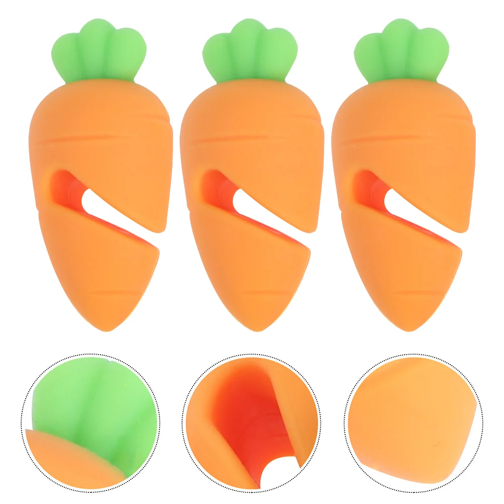 

6Pcs Light Household Small Kitchen Lid Boil Lifters Carrot Spill-proof Lifters Pot Spill Stopper for Decorate