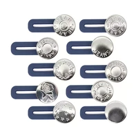 2pcs magic metal button extender for pants jeans free sewing adjustable retractable waist extenders button waistband expander