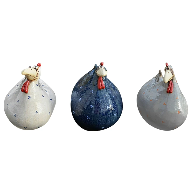 

Funny Big Mouth Chicken Decor Resin Rooster Garden Statue Yard Art Decor Farm Animal Patio Yard Lawn Decoratio