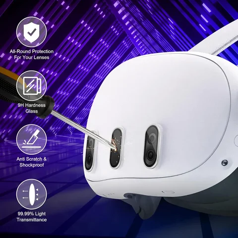 3 шт. Защитная пленка для объектива Meta Quest 3  BAPPSUS