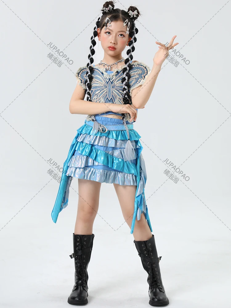 Модный свитшот для девочек в стиле хип-хоп контрастные свободные укороченные