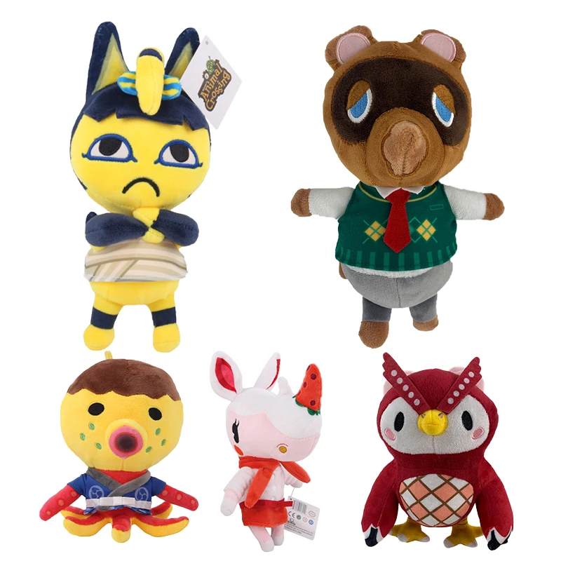 

20cm Anime Cartoon Animal Crossing Ankha Plush Toys Cute Crossing Cat Ankha Plush Soft Stuffed Toys Kawaii Doll Kids Best Gift