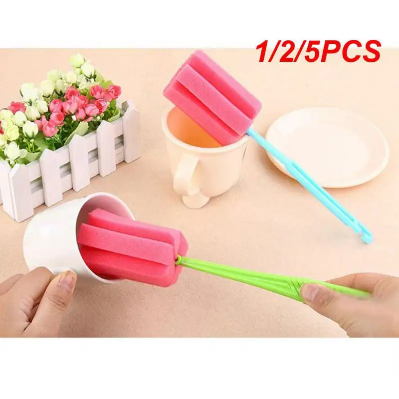 

1/2/5 шт., щётка с длинной ручкой для детских бутылочек