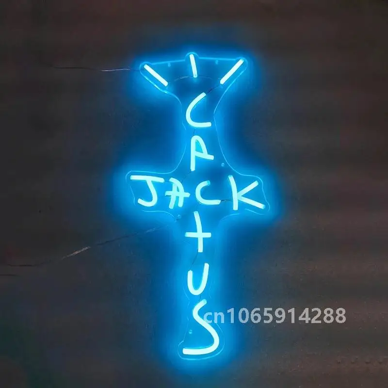 Неоновая вывеска на заказ Кактус Джек светодиодная неоновая украшение для дома