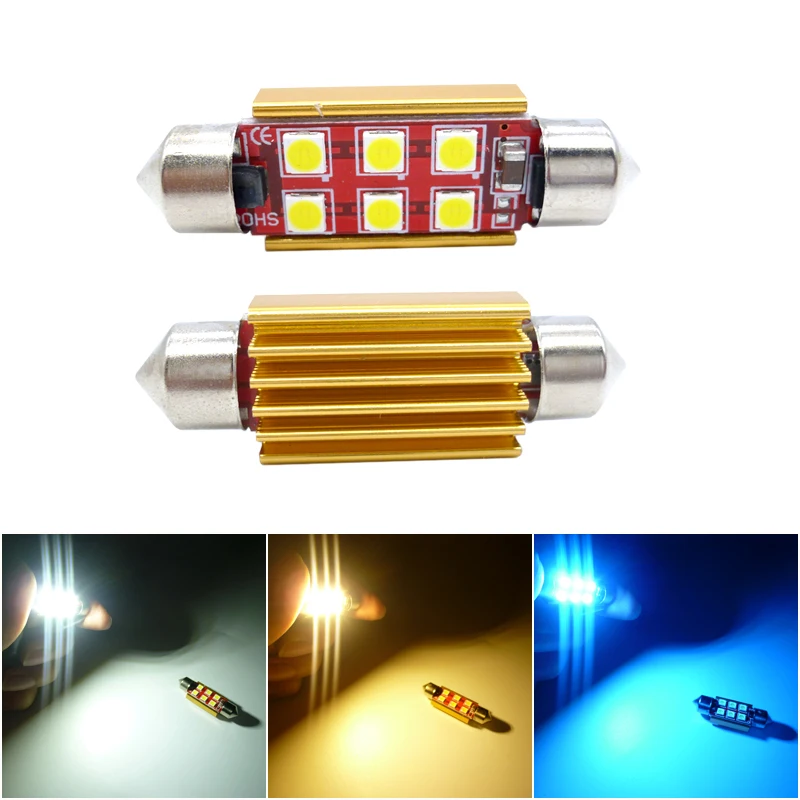 

2x C5w Led Canbus Light Bulbs Car Interior Lights For Bmw E87 E81 F20 E46 E90 E91 E92 E93 E39 E60 E61 F10 F11 E38 E65 E66