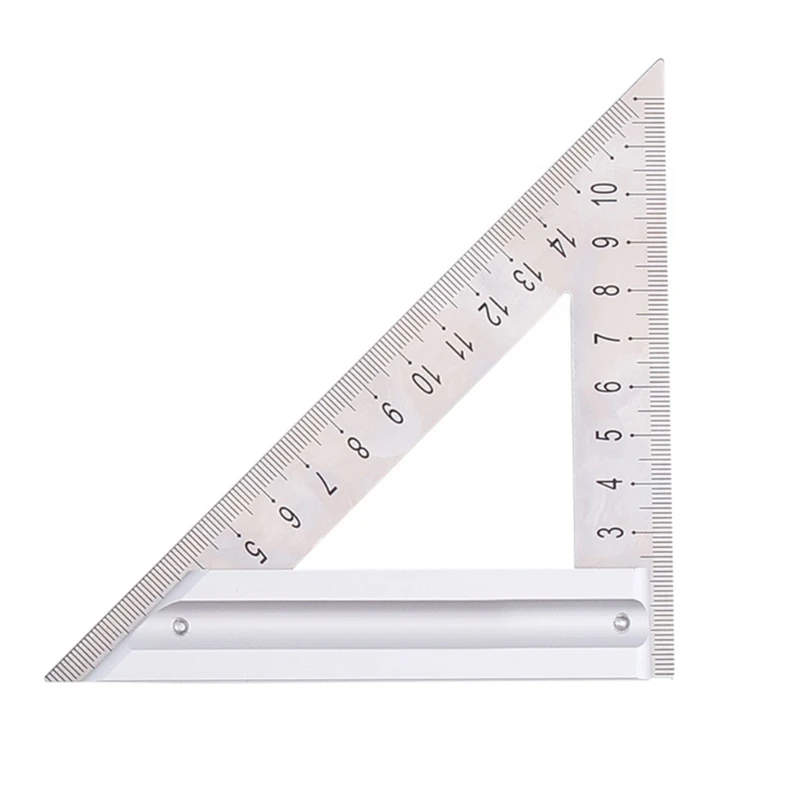 

Y5LE GREENER Angle Ruler 120/180mm Stainless Ruler for Carpentry Woodworking