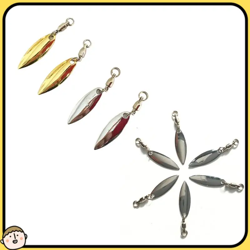 

20pcs Bearing Willow Rotating Sequins Bearing Ring Modified Composite Sequins Luya Noise Piece Rotating Ring Tail Spinnerbaits