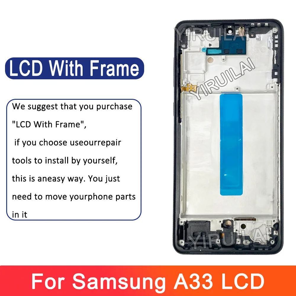 Фото TFT для Samsung Galaxy A33 5G ЖК-дисплей, дигитайзер сенсорного экрана, запасные части для Samsung A336 SM-A336E SM-A336B, ЖК-экран №4