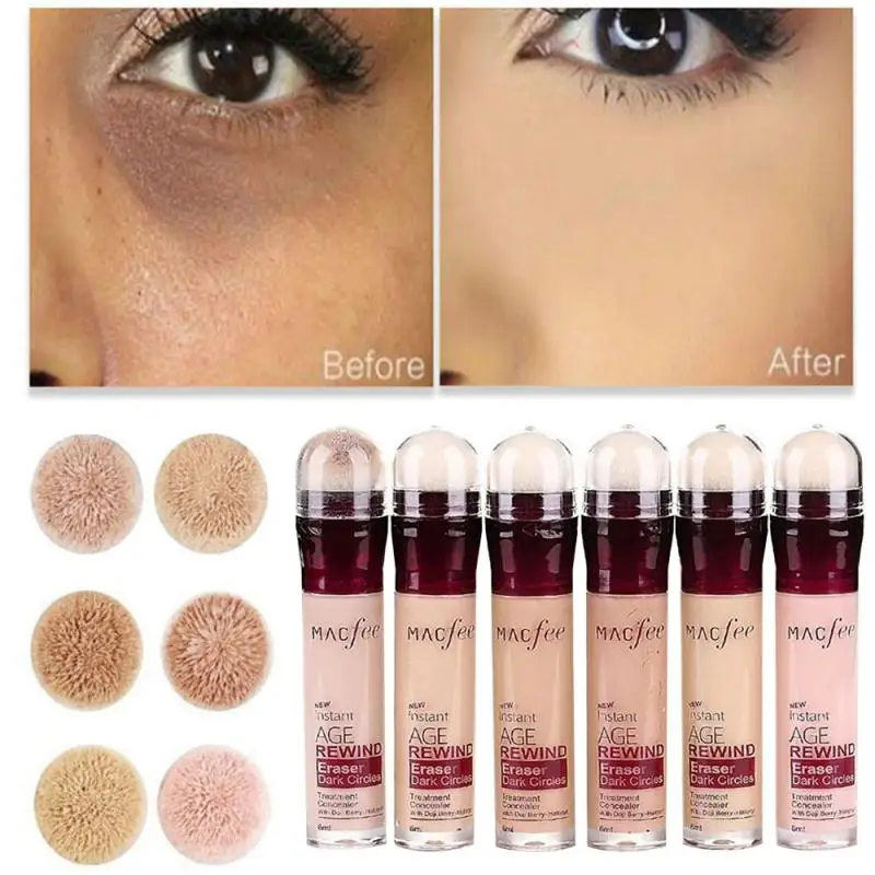 

Eraser Concealer Pen Face Make Up Waterproof Concealer Stick Cover Dark Circles Spots Acne Marks Concealer Brightens Skin Tone