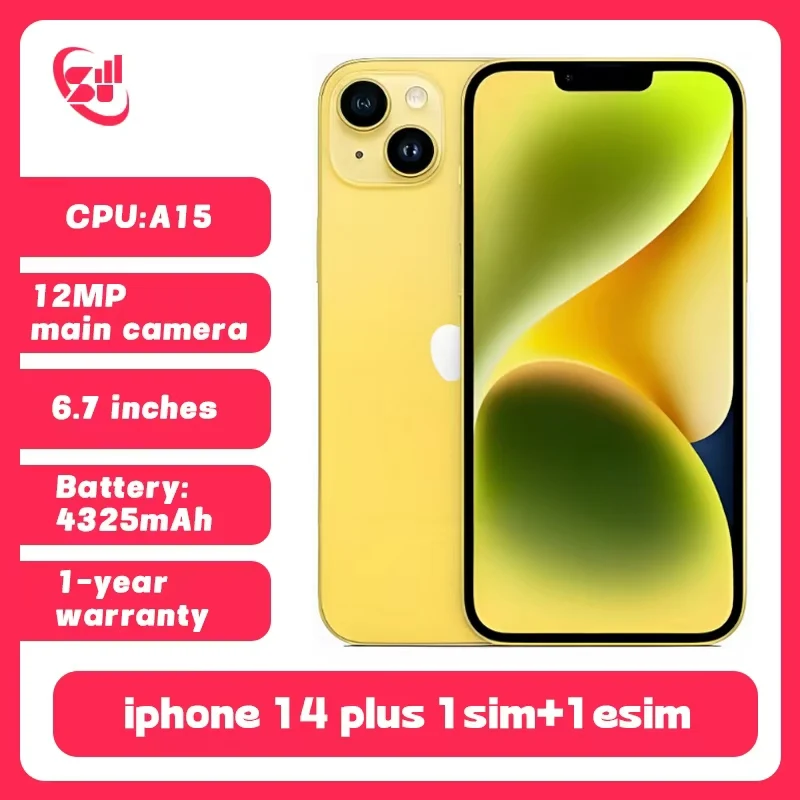 Смартфон Apple iPhone 14 Plus 6/128ГБ 6/256ГБ б/у