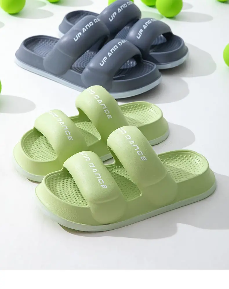 2023 Summer Women Slippers Bath Thick Platform Non-Slip Anti-Odor Home Flip Flops Beach Sandals Ladies Slides Indoor Outdoor