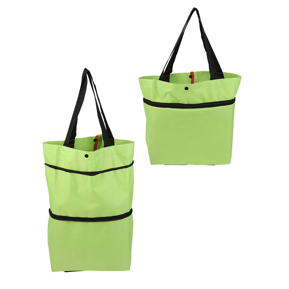 

Trolley Bags with Wheels Reusable Groceries Bags Trolley Bags for Shopping Cart Utility Tote Folding Shopping Trolley