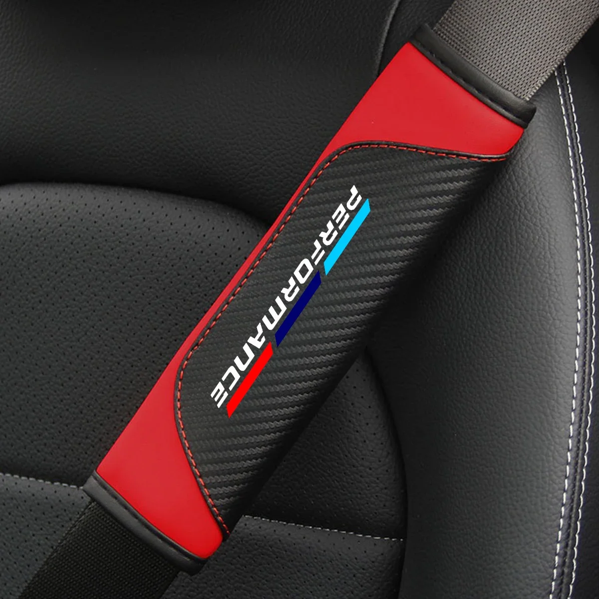 

2Pcs Carbon Fiber Leather Car Safety Belt Shoulder Protection Cover For BMW E46 E90 E60 F10 F30 E39 E36 F20 E87 E92 G30 E91 E92