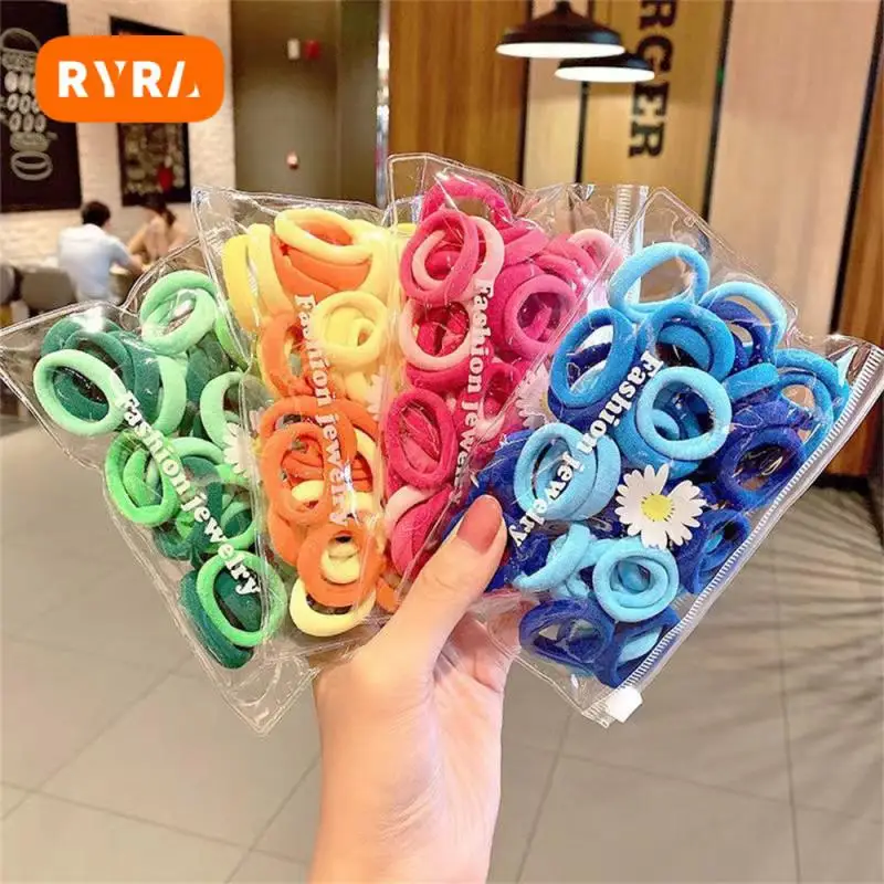 

Childrens Rubber Bands Fashion Towel Hair Loop No Hair Damage No Harm To Hair Mix And Match Diversity Durable And Sturdy