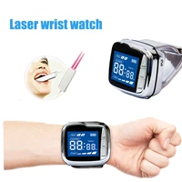 650nm laser therapy hypertension treatment wrist watch 3r laser watch therapy device for media rhinitis cardiovascular therapy