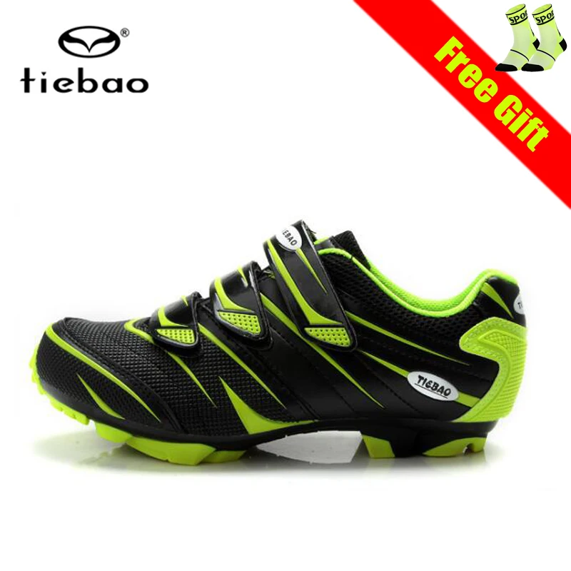 

Tiebao Cycling Shoes Mtb Spd Non-Slip Self-Locking Zapatos Ciclismo Mountain Bike Sneakers Wear-Resistant Bicycle Footwear