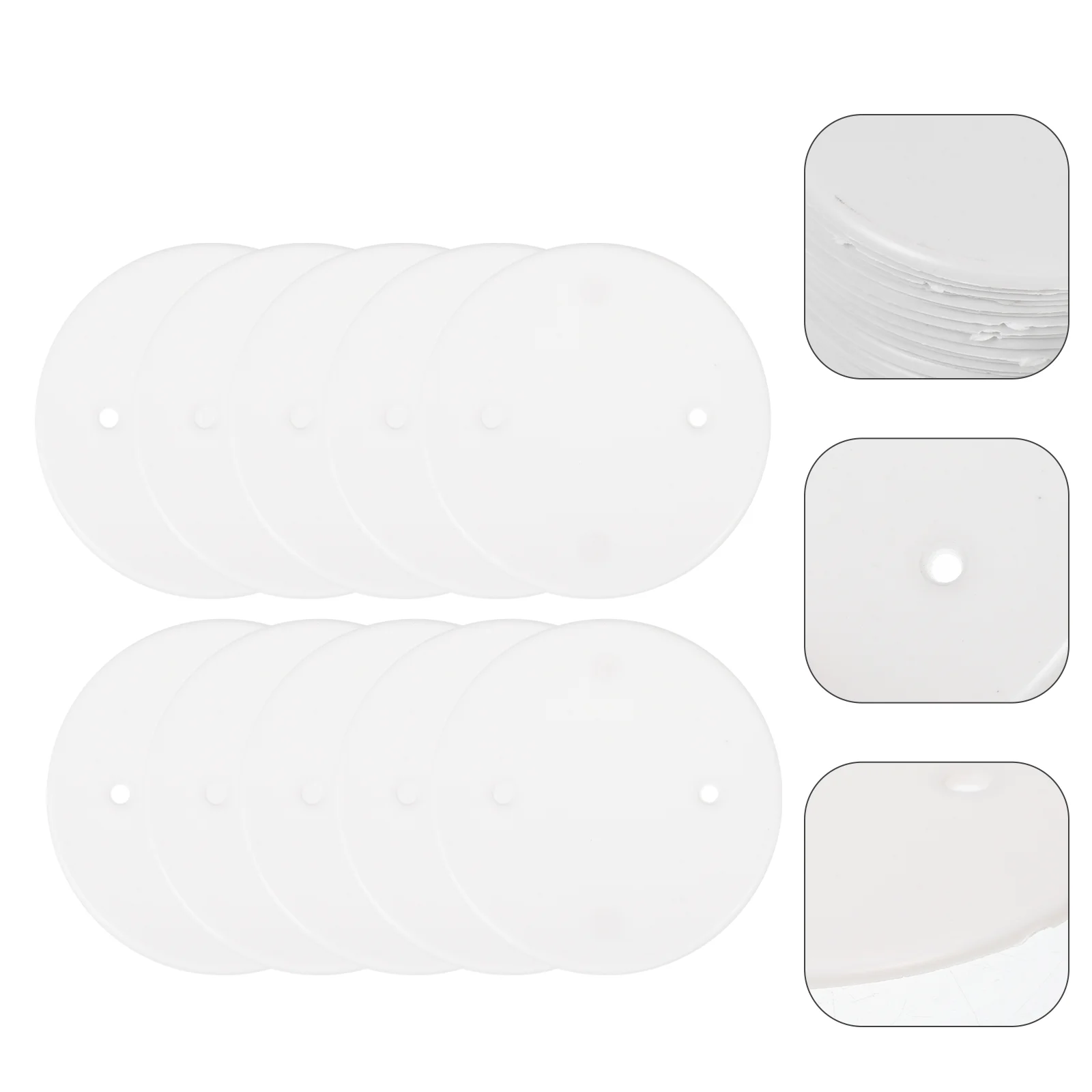 30 шт. электрическая коробка проволока круглая крышка наружная розетка с