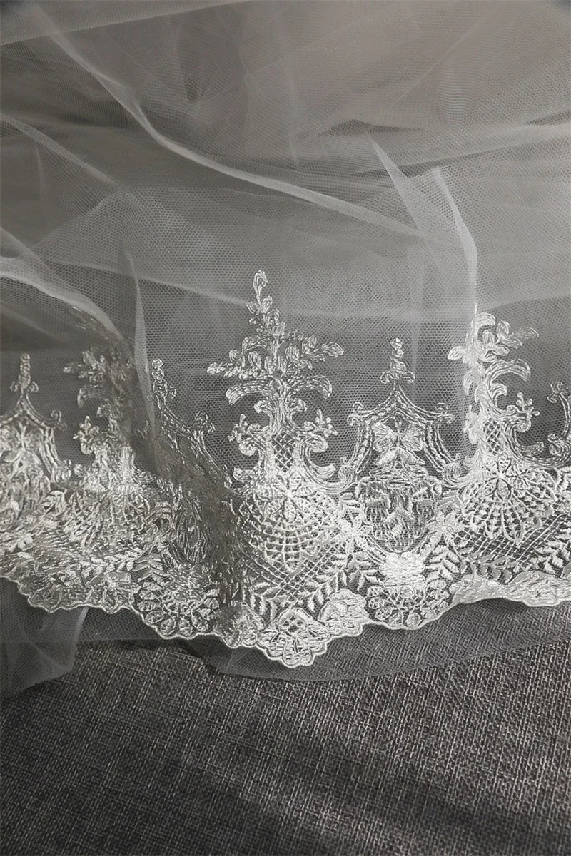 2 ярда гребешок с вышивкой тюль кружево цветы сетчатая отделка для свадебного