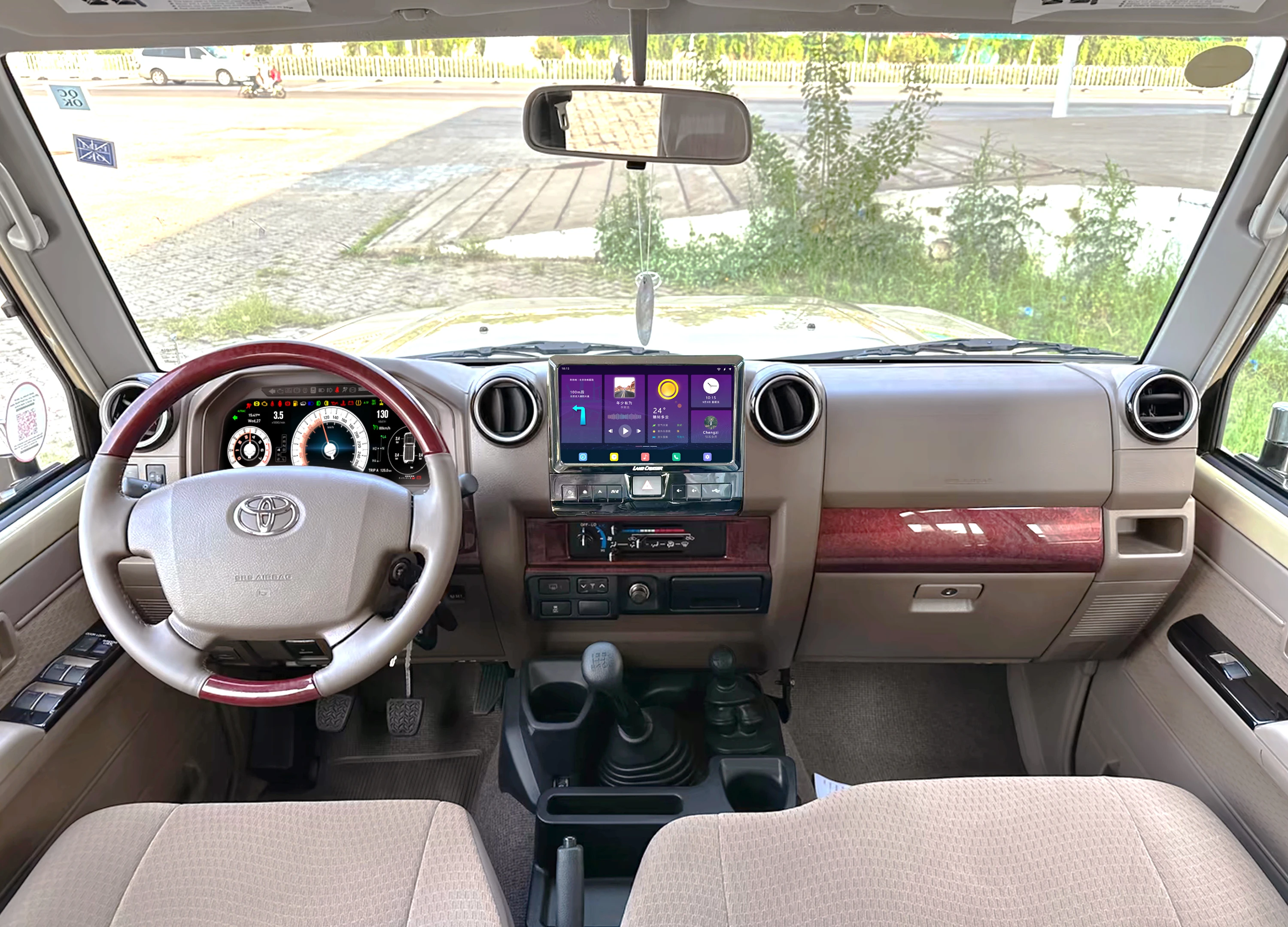 Цифровой кластер для Toyota Land Cruiser 70 71 78 79 LC76 2007-2024 приборная панель виртуальный