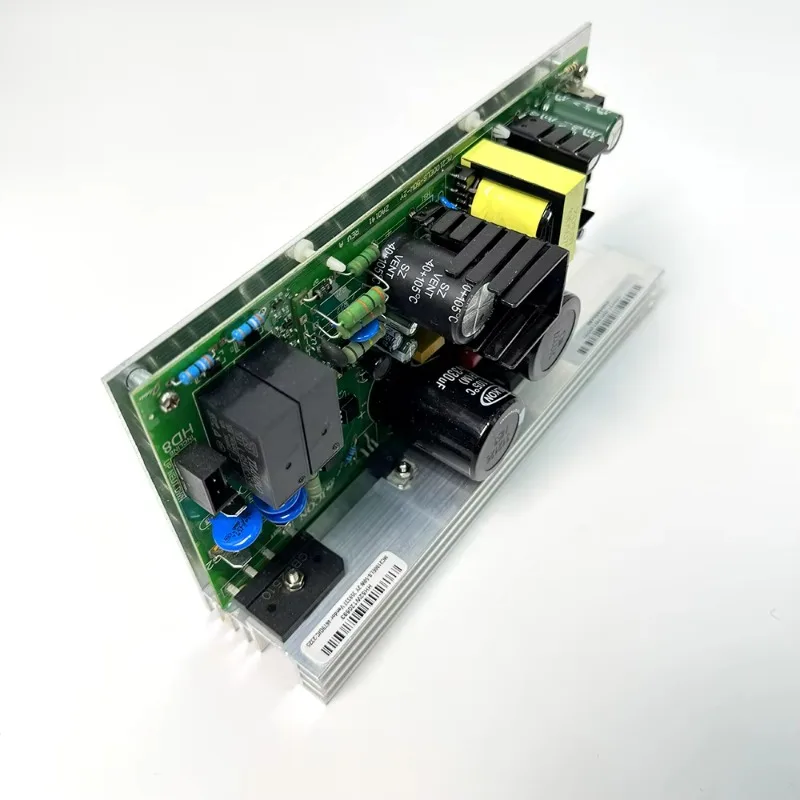 Фото Оригинальная плата управления питанием для беговой дорожки MC2100ELS-50W, расположенная под основным компьютером. №3