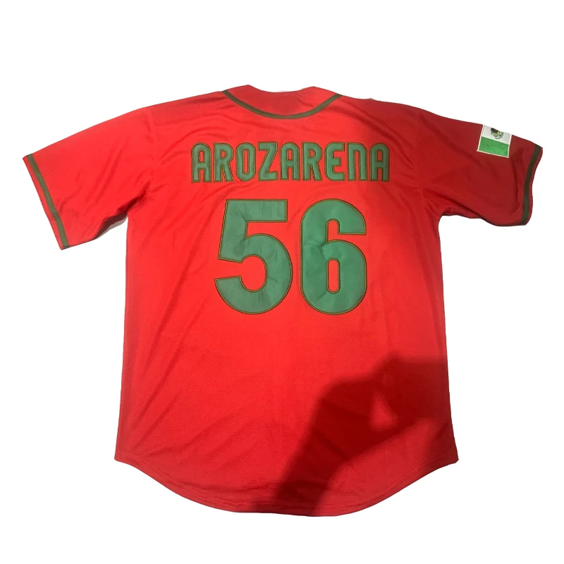 BG baseball jersey Mexico 7 URIAS 56 AROZARENA 34 Sewing Embroidery High Quality Cheap Jerseys Sports Outdoor Red 2023 World