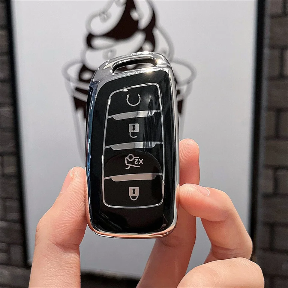

Чехол для автомобильного ключа для Changan CS85 CS35 plus CS25 CS95 CS85 купе, чехол для ключей, защитный держатель для ключей, защита брелка